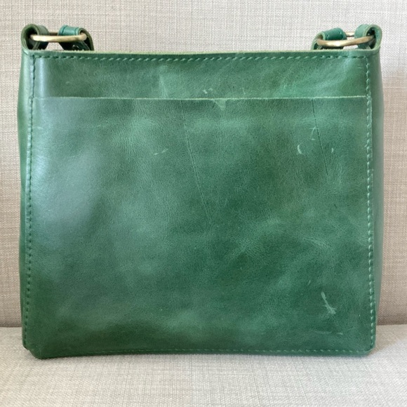 Portland Leather Goods Triangle Shoulder Bag Purse-Almost Perfect - Picture 9 of 9